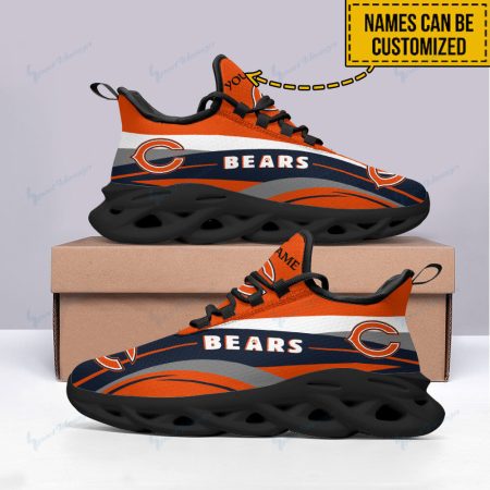 Chicago Bears NFL Max Soul Shoes Sneakers For Men And Women