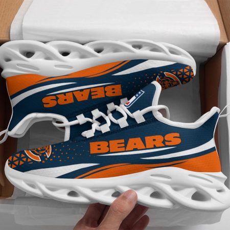 Chicago Bears NFL Max Soul Shoes Sneakers For Men And Women