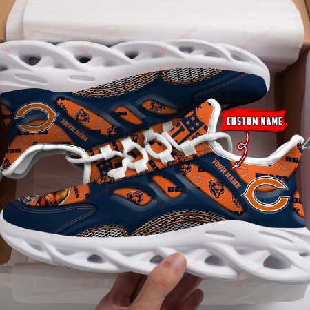 Chicago Bears NFL Max Soul Shoes Sneakers For Men And Women