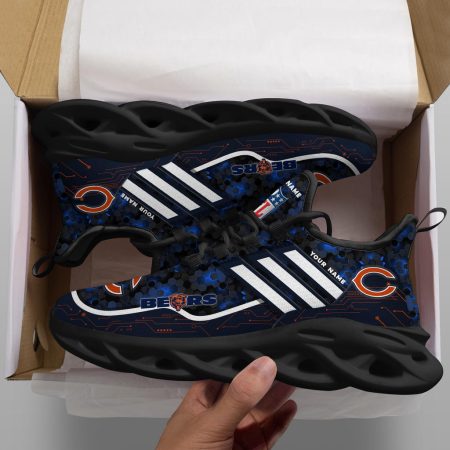 Chicago Bears NFL Max Soul Shoes Sneakers For Men And Women
