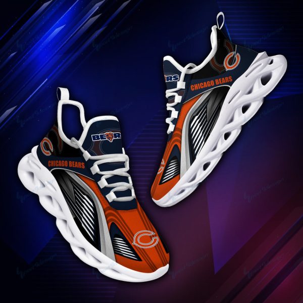 Chicago Bears NFL Max Soul Shoes Sneakers For Men And Women