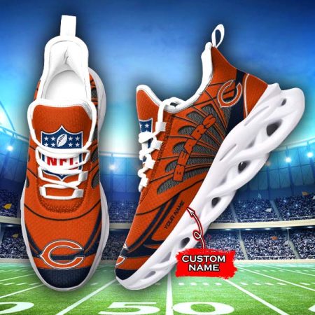 Chicago Bears NFL Max Soul Shoes Sneakers For Men And Women
