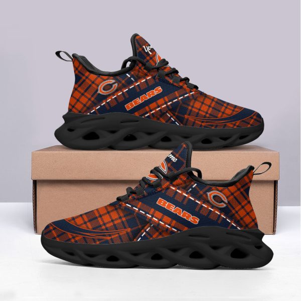 Chicago Bears NFL Max Soul Shoes Sneakers For Men And Women