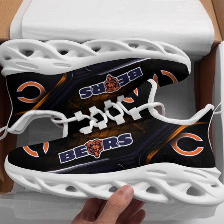 Chicago Bears NFL Max Soul Shoes Sneakers For Men And Women
