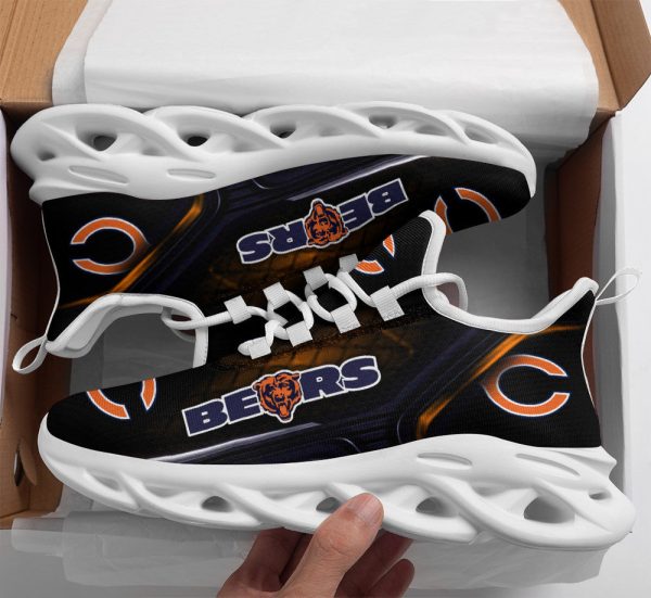 Chicago Bears NFL Max Soul Shoes Sneakers For Men And Women