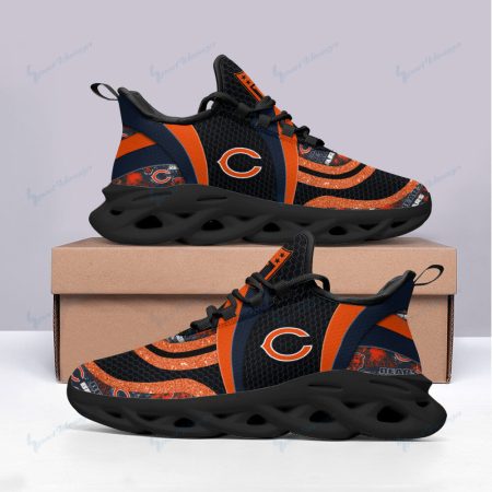 Chicago Bears NFL Max Soul Shoes Sneakers For Men And Women