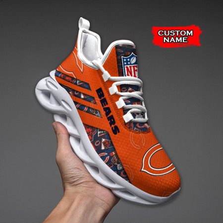 Chicago Bears NFL Max Soul Shoes Sneakers For Men And Women