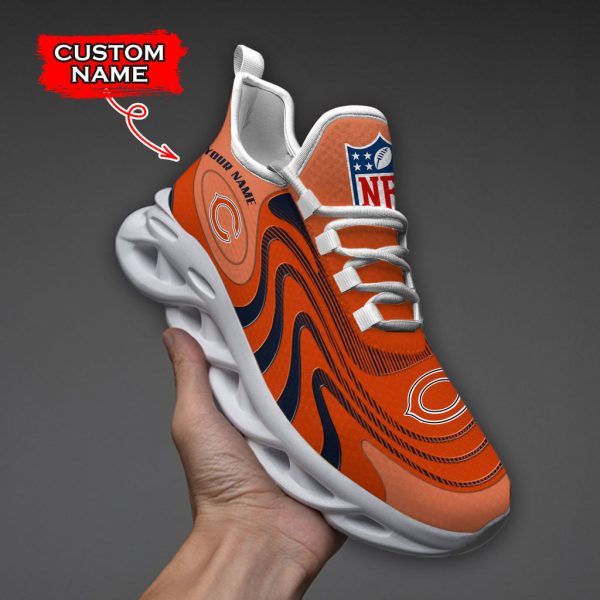 Chicago Bears NFL Max Soul Shoes Sneakers For Men And Women