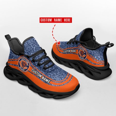 Chicago Bears NFL Max Soul Shoes Sneakers For Men And Women