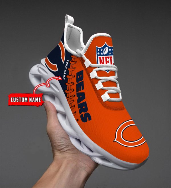 Chicago Bears NFL Max Soul Shoes Sneakers For Men And Women