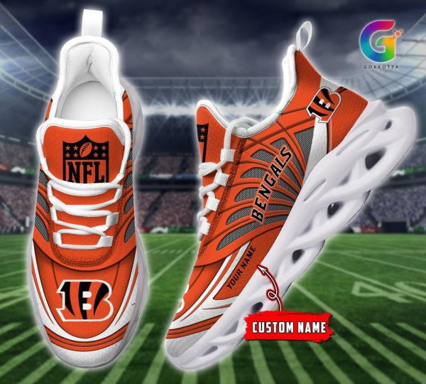 Cincinnati Bengals Max Soul Shoes Sneakers For Men And Women