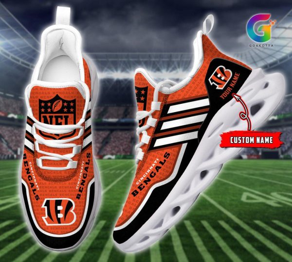 Cincinnati Bengals Max Soul Shoes Sneakers For Men And Women
