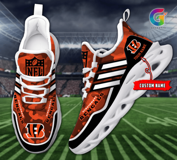 Cincinnati Bengals Max Soul Shoes Sneakers For Men And Women
