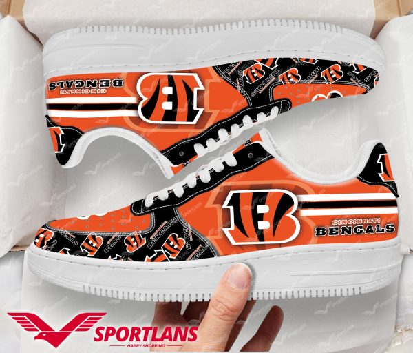 Cincinnati Bengals NFL Air Low-Top Sneakers Shoes For Men And Women