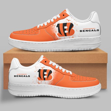 Cincinnati Bengals NFL Air Low-Top Sneakers Shoes For Men And Women