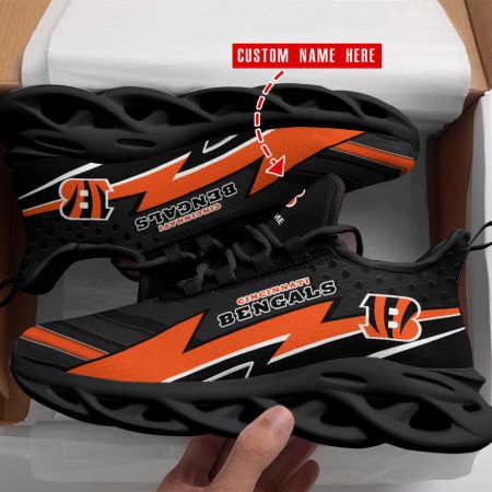 Cincinnati Bengals NFL Max Soul Shoes Sneakers For Men And Women