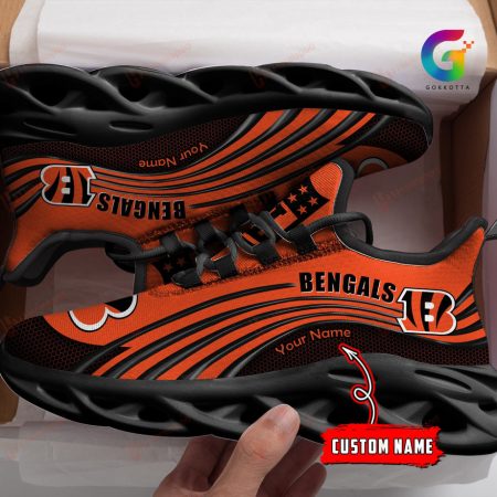 Cincinnati Bengals NFL Max Soul Shoes Sneakers For Men And Women