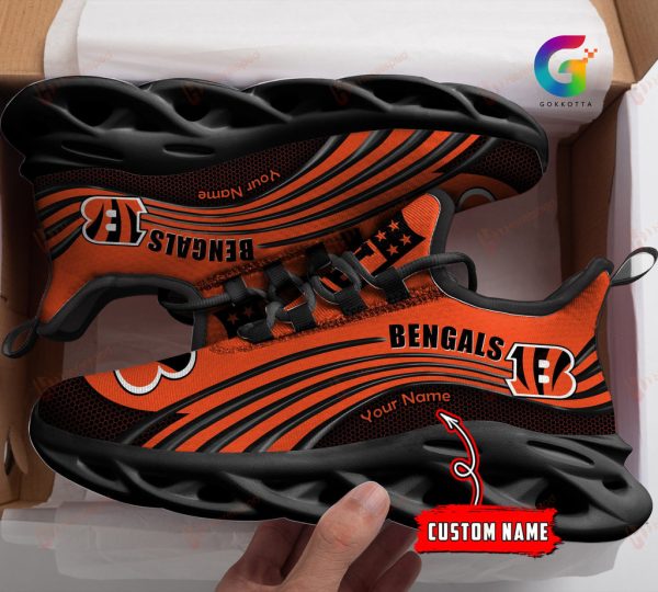 Cincinnati Bengals NFL Max Soul Shoes Sneakers For Men And Women