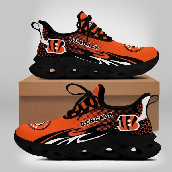 Cincinnati Bengals NFL Max Soul Shoes Sneakers For Men And Women