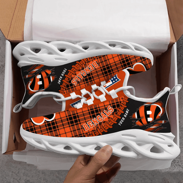 Cincinnati Bengals NFL Max Soul Shoes Sneakers For Men And Women
