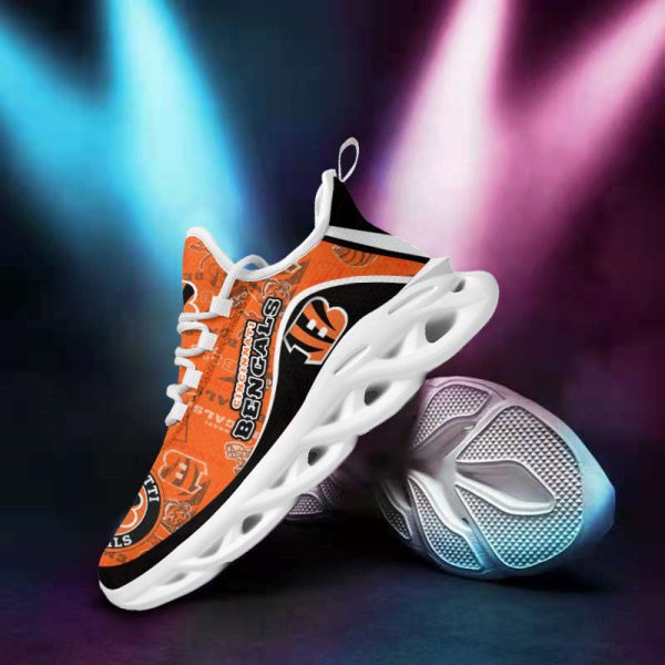 Cincinnati Bengals NFL Max Soul Shoes Sneakers For Men And Women