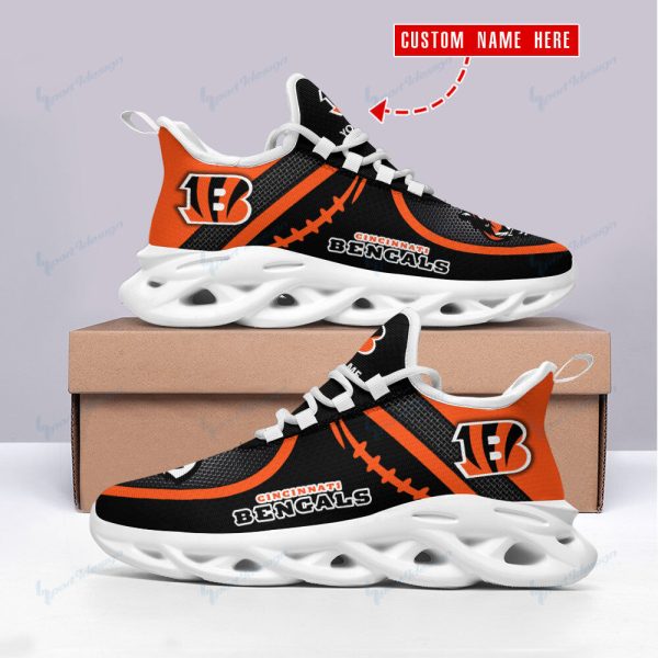 Cincinnati Bengals NFL Max Soul Shoes Sneakers For Men And Women