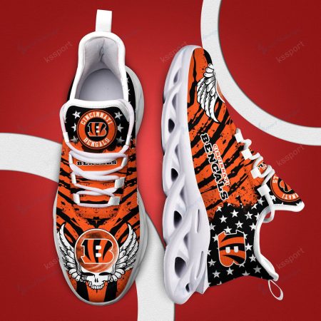 Cincinnati Bengals NFL Max Soul Shoes Sneakers For Men And Women