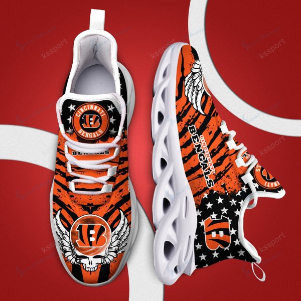 Cincinnati Bengals NFL Max Soul Shoes Sneakers For Men And Women
