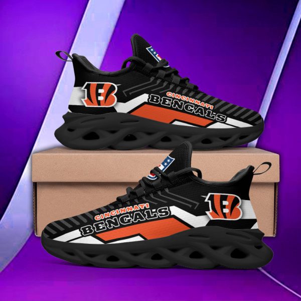 Cincinnati Bengals NFL Max Soul Shoes Sneakers For Men And Women