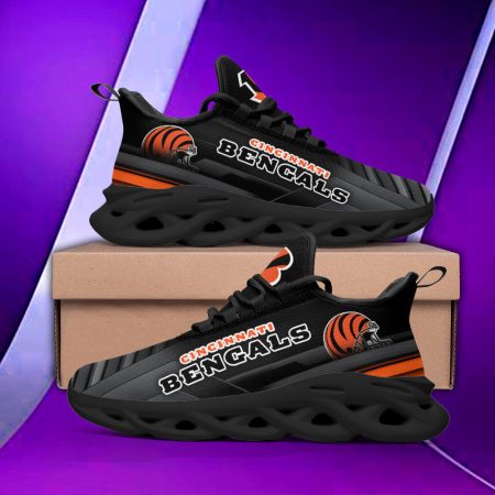 Cincinnati Bengals NFL Max Soul Shoes Sneakers For Men And Women