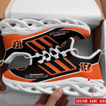 Cincinnati Bengals NFL Max Soul Shoes Sneakers For Men And Women