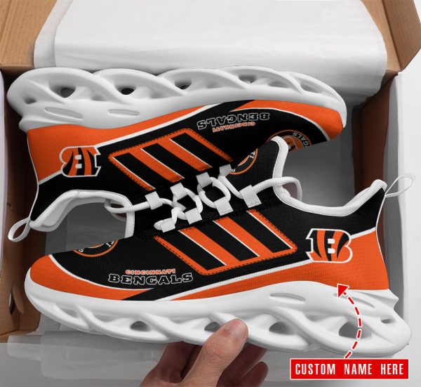 Cincinnati Bengals NFL Max Soul Shoes Sneakers For Men And Women