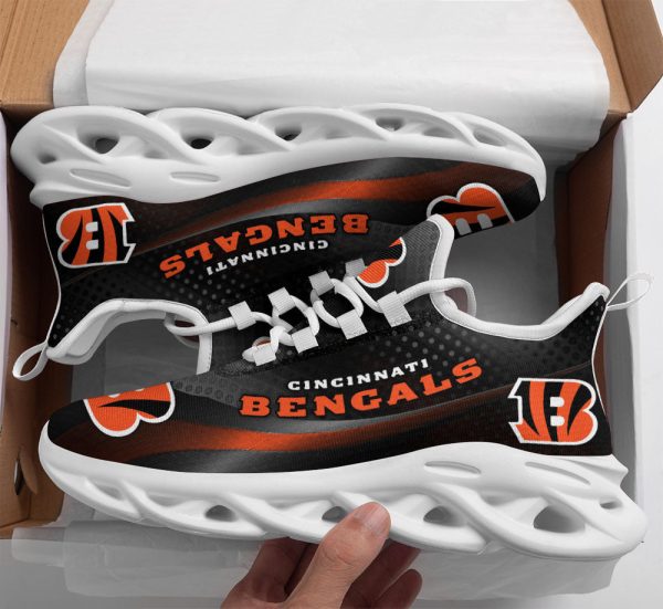Cincinnati Bengals NFL Max Soul Shoes Sneakers For Men And Women