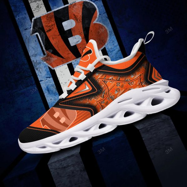 Cincinnati Bengals NFL Max Soul Shoes Sneakers For Men And Women