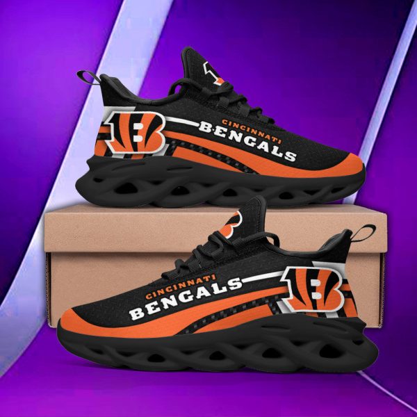 Cincinnati Bengals NFL Max Soul Shoes Sneakers For Men And Women