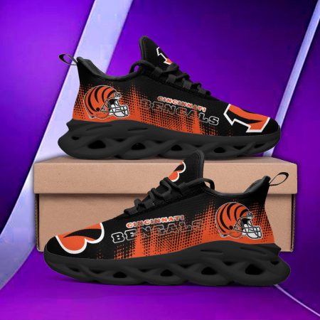 Cincinnati Bengals NFL Max Soul Shoes Sneakers For Men And Women