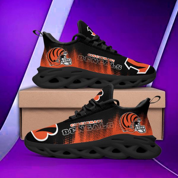 Cincinnati Bengals NFL Max Soul Shoes Sneakers For Men And Women