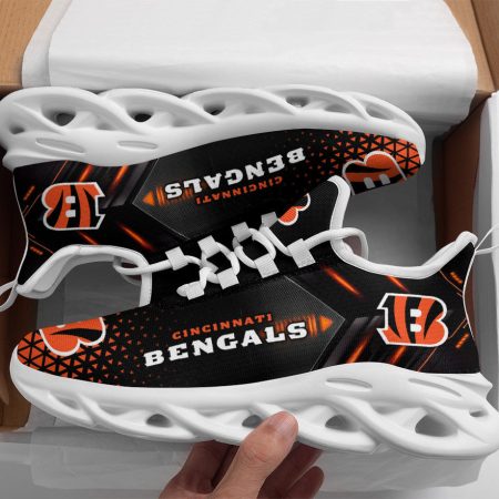 Cincinnati Bengals NFL Max Soul Shoes Sneakers For Men And Women