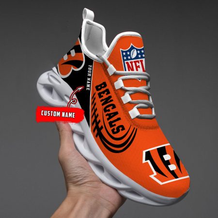 Cincinnati Bengals NFL Max Soul Shoes Sneakers For Men And Women