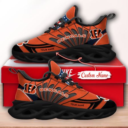 Cincinnati Bengals NFL Max Soul Shoes Sneakers For Men And Women