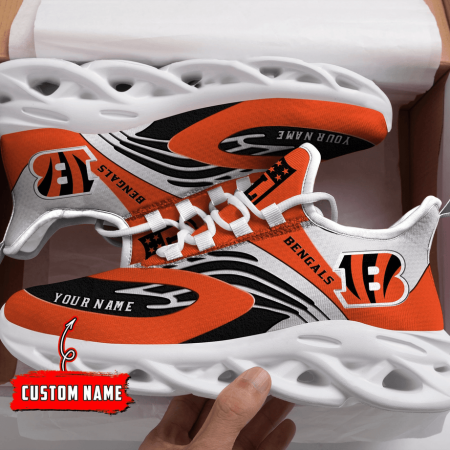 Cincinnati Bengals NFL Max Soul Shoes Sneakers For Men And Women