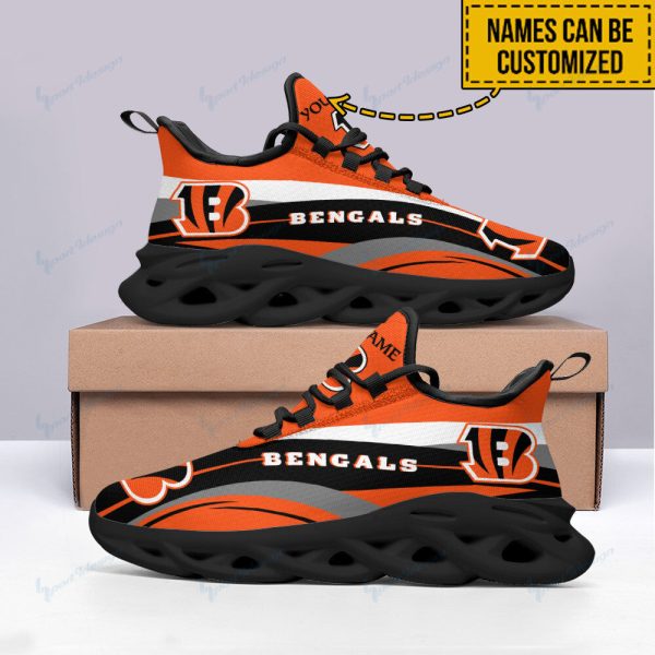 Cincinnati Bengals NFL Max Soul Shoes Sneakers For Men And Women