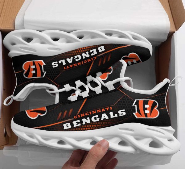 Cincinnati Bengals NFL Max Soul Shoes Sneakers For Men And Women