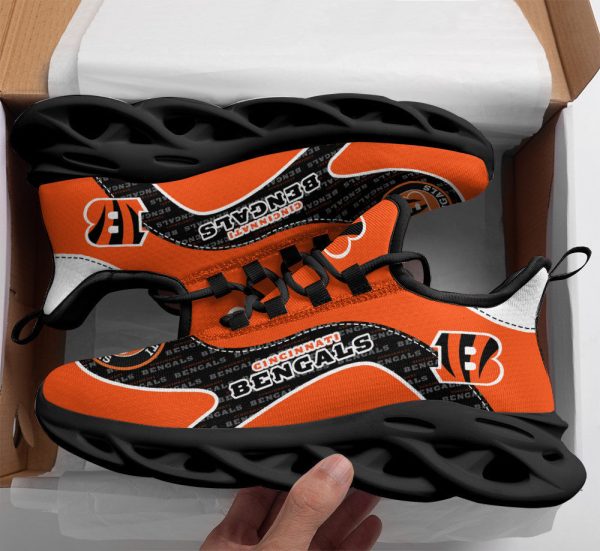 Cincinnati Bengals NFL Max Soul Shoes Sneakers For Men And Women