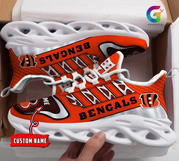 Cincinnati Bengals NFL Max Soul Shoes Sneakers For Men And Women