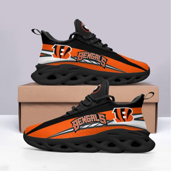 Cincinnati Bengals NFL Max Soul Shoes Sneakers For Men And Women