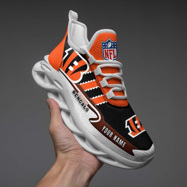 Cincinnati Bengals NFL Max Soul Shoes Sneakers For Men And Women