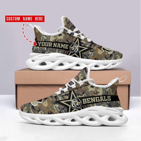 Cincinnati Bengals NFL Max Soul Shoes Sneakers For Men And Women