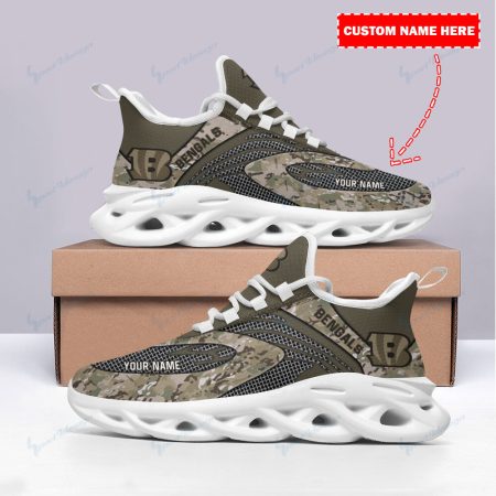 Cincinnati Bengals NFL Max Soul Shoes Sneakers For Men And Women