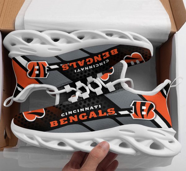 Cincinnati Bengals NFL Max Soul Shoes Sneakers For Men And Women